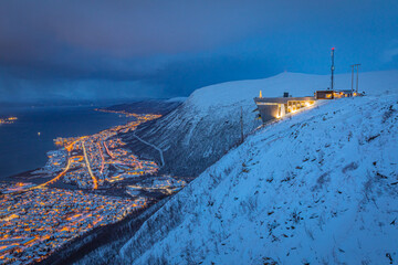 Tromso Bridge, Tromso is a city in Tromso Municipality in Troms og Finnmark county, Norway