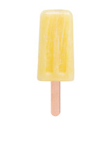 Ice cream, ice cream, colored ice cream, chocolate ice cream, photographed ice cream on a white background, ice cream on a wooden stick, ice cream on a stick, ice cream with chocolate coating