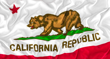 Fototapeta premium california state flag.