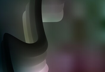 Dark Pink, Green vector abstract layout.