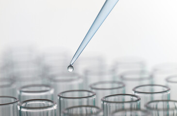 goccia, contagocce, pipetta, analisi di laboratorio, 