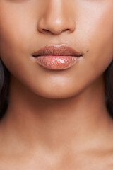 Those lips. Cropped shot of a womans beautiful lips.