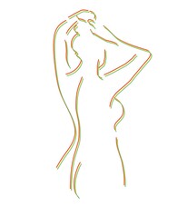 Obraz na płótnie Canvas silhouette of a woman