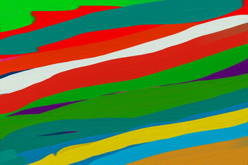 Colorful striped pattern. Wavy stylish abstract background.