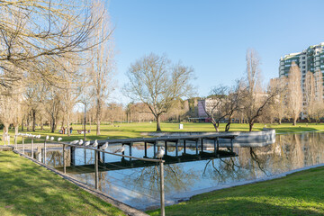Quinta das Conchas and Lilases Park in Lisbon, Portugal