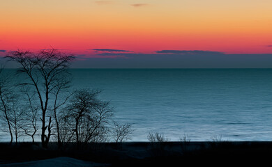 Lake Michigan Sunset, Muskegon County, Michigan