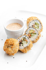 rolls on a white background