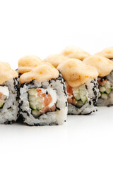 rolls on a white background