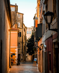 Fototapeta na wymiar Street of Zadar, Croatia