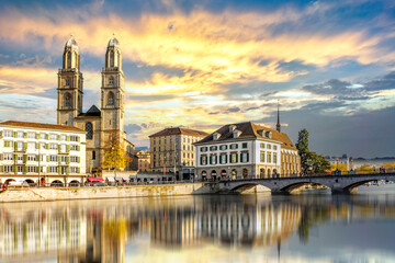 Frauenmünster, Zuerich, Schweiz