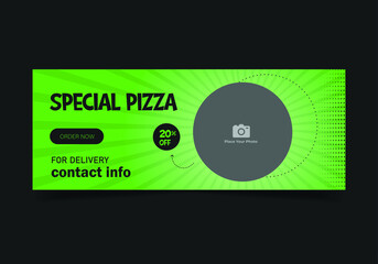 Food and Restaurant Social Media banner Template