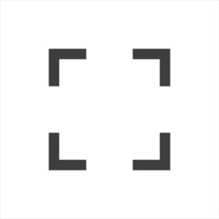 frame vector icon on white background. EPS 10