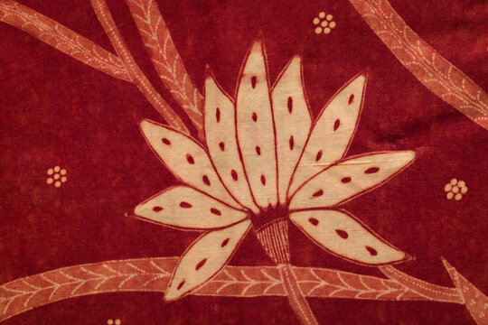 Batik flower on sarong