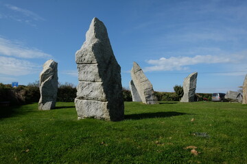 Ed Prynss's Standing Stones St Meryryn Cornwall England UK