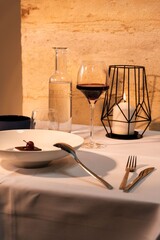 Table restaurant luxe 