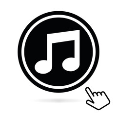 Logo note de musique.