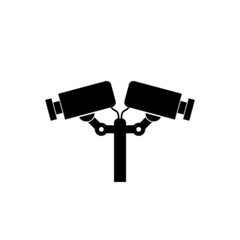 Security camera icon isolated on white background
