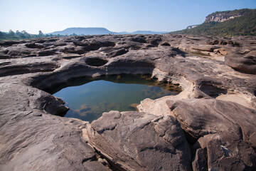 Sam Phan Bok or 3000 Boke, is known as the 'Grand Canyon of Thailand' in Ubon Ratchathani Province