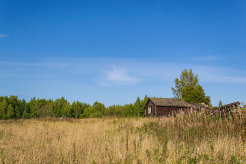 houses in an abandoned village