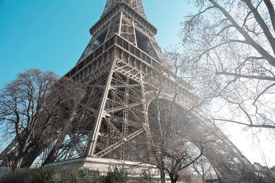 eiffel tower photographed by day