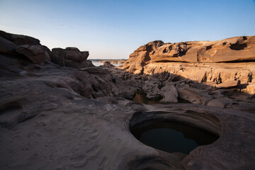 Sam Phan Bok or 3000 Boke, is known as the 'Grand Canyon of Thailand' in Ubon Ratchathani Province