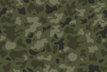 Military pattern camouflage vector khaki texture, trendy street design, army uniform.