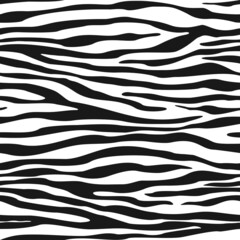 zebra pattern vector seamless print, trendy modern pattern.
