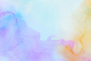 水彩絵の具のテクスチャ　