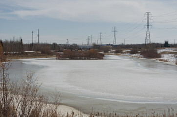 Fototapeta premium Pylypow Wetlands on the Last Day of Winter