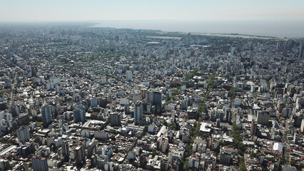 Aerial shot of the City of Buenos Aires