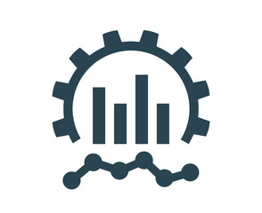 Vector illustration, logo, icon. Settings and maintenance. Isolated on a white background.