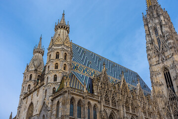 Fototapeta premium View of the Stephansdom, Cathedral of Vienna, Austria