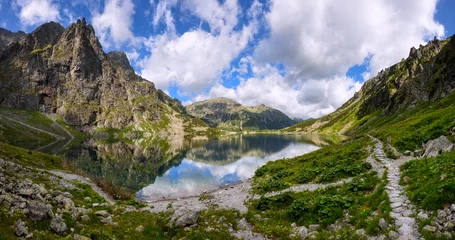 Photo sur Plexiglas Tatras Czarny Staw lake in Tatra mountains, Poland
