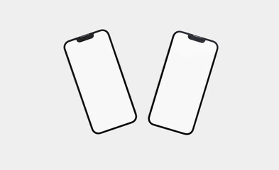 Realistic phone mockup design