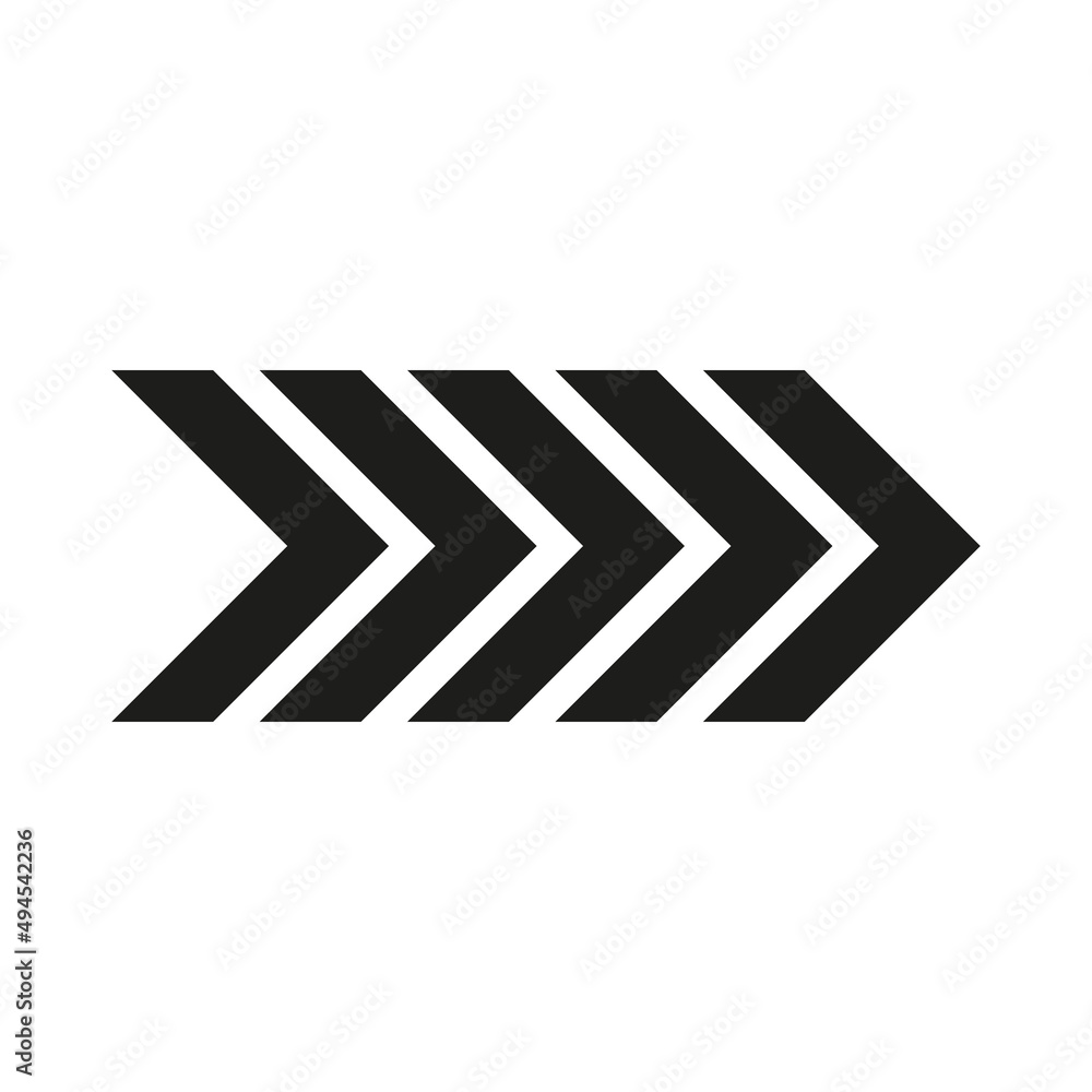 Poster arrow icons group. set of black arrows symbols with blend effect. chevron symbols. vector isolated o