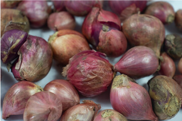 Fresh whole onion for background