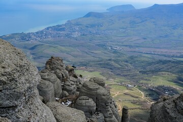 landscape in the mountains