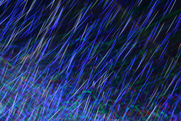 Macro photo of the photon in motion and accurately transmit information and instructions