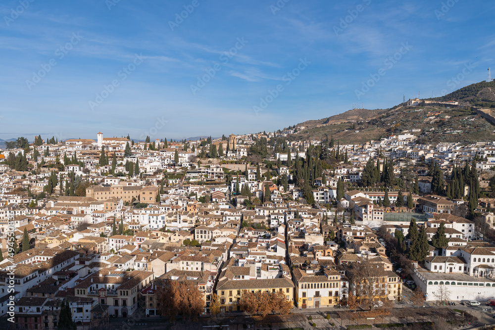 Poster Houses In Granada Spain