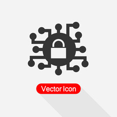 Cyber Security Icon Vector Illustration Eps10