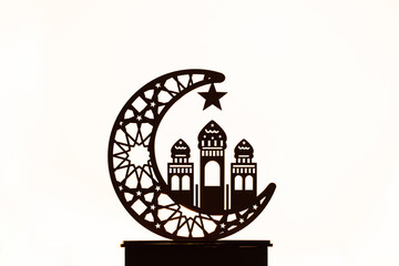 Festive greeting card for Muslim holy month Ramadan Kareem.