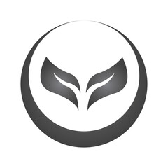 leaf logo vector template ilustration and icon design
