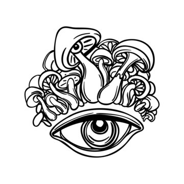 Trippy Eye Coloring Pages