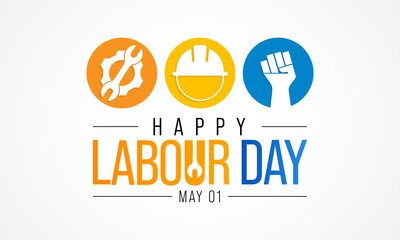 Labour day is observed every year on May 1st, it is an annual holiday to celebrate the achievements of workers. Vector illustration