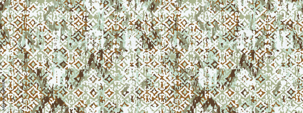 Wall mural rustic linen, washed coat surface tile jacquard, floral, line, geometric texture digital printing pa