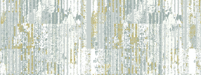 Rustic  linen,  washed coat surface tile jacquard, floral, line, geometric texture digital printing pattern design. Yarns for sports style. Vector fabric seamless Abstract natural textured for floors