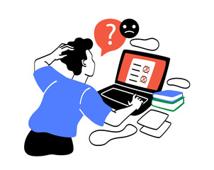 People passing online test