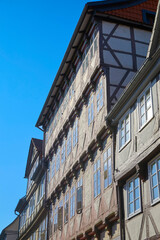 Altstadt-Impressionen, mit schönen Fachwerkhäusern, in Norddeutschland, Niedersachsen,...