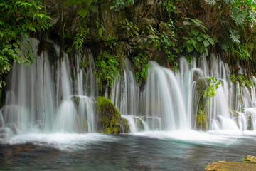 La cascada de seda, Veracruz, México