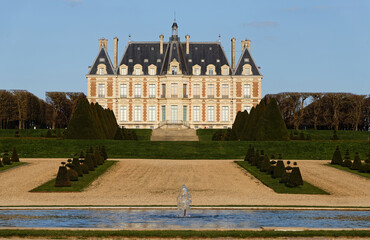 Sceaux castle - grand country house in Sceaux, Hauts-de-Seine, not far from Paris, France.